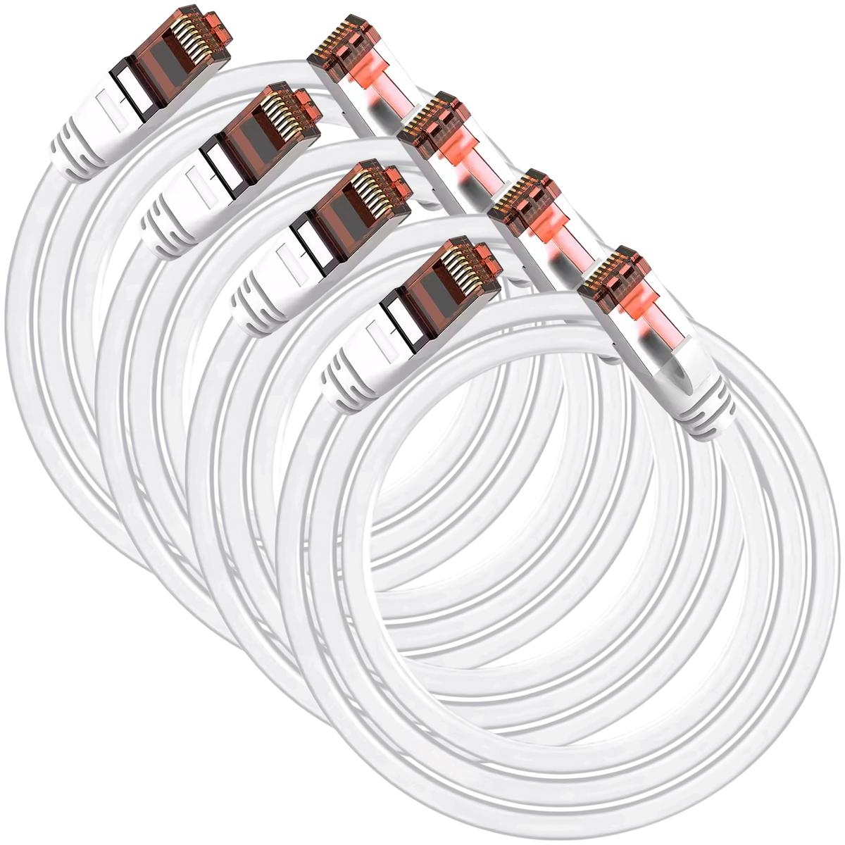 Foto 2 pulgar | Cable Ethernet Mxeri-004 Ventdepot 4 Piezas Blanco