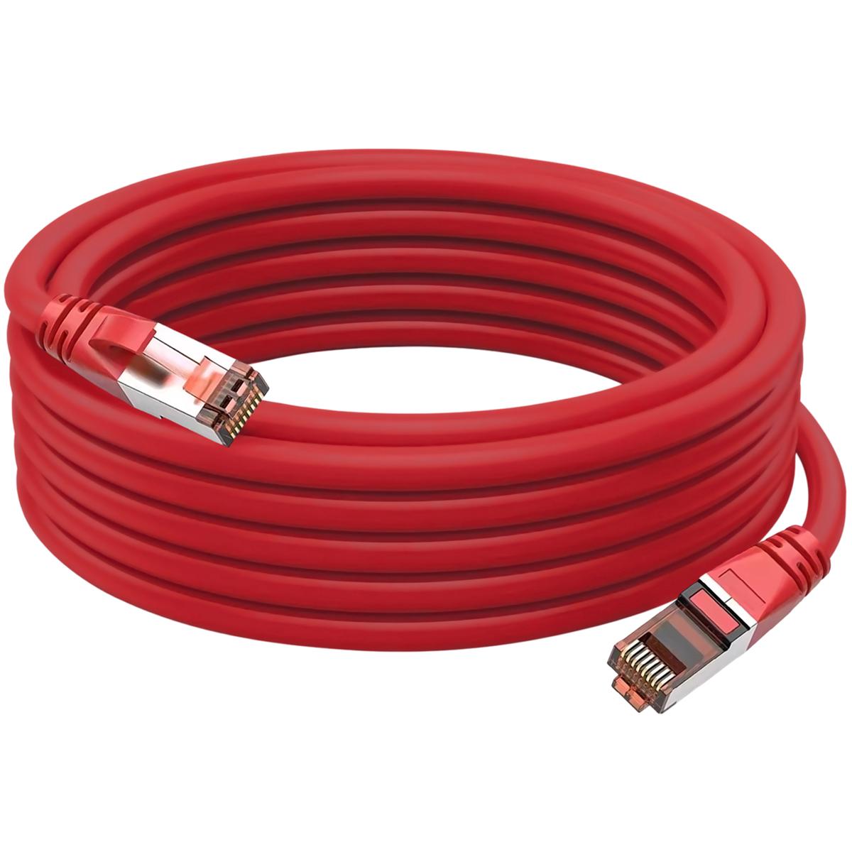 Foto 2 pulgar | Cable De Red Fácil Instalación Mxhrt-006 Ventdepot 10 Piezas Rojo