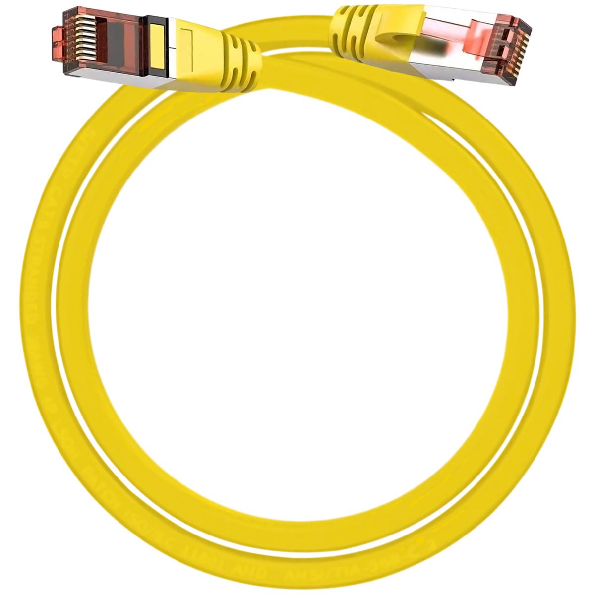 Cable De Red Calidad Superior Mxeoy-006 Ventdepot 10 Piezas Amarillo