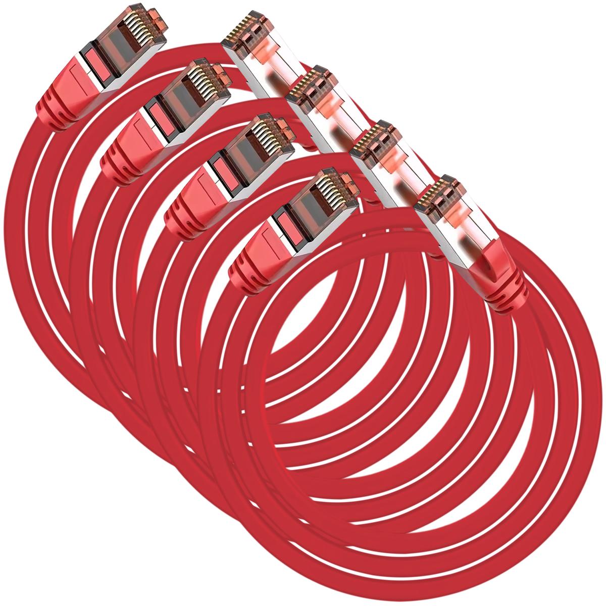 Cable Modem Mxtrh-004 Ventdepot 4 Piezas Rojo
