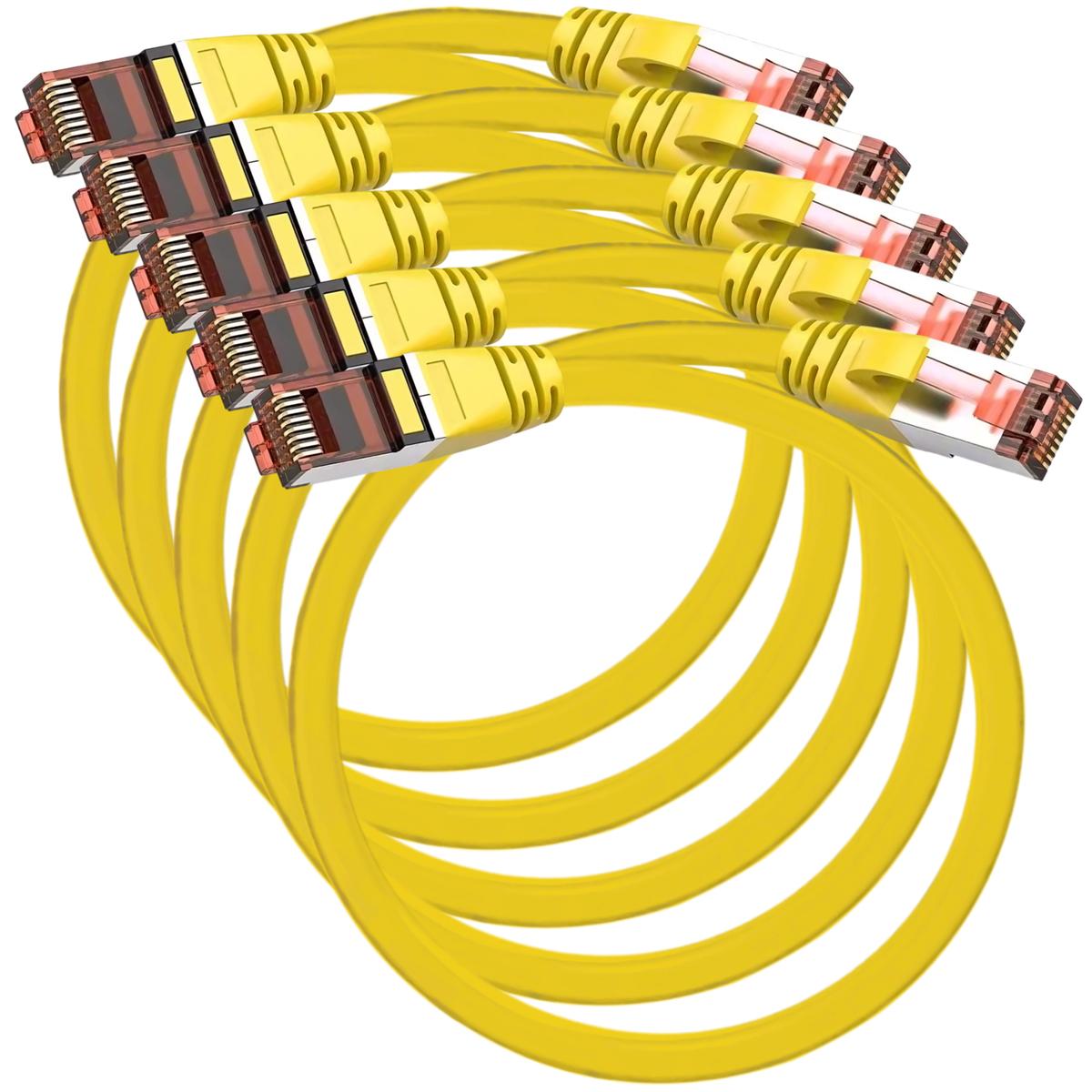 Foto 1 | Cable Cat 6 Mxery-004 Ventdepot 4 Piezas Amarillo