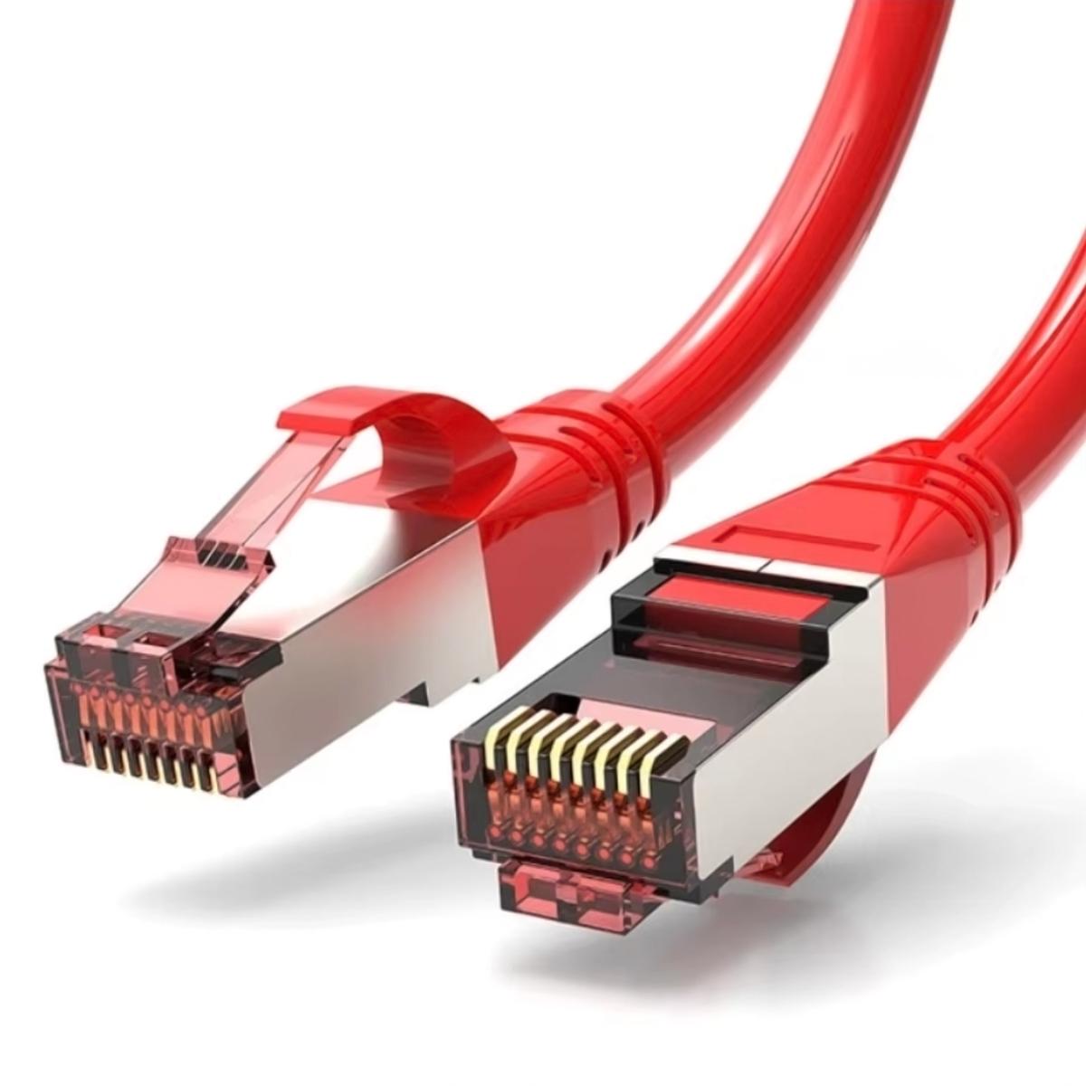 Foto 4 pulgar | Cables Red Local Mxtdh-005 Ventdepot 5 Piezas Rojo