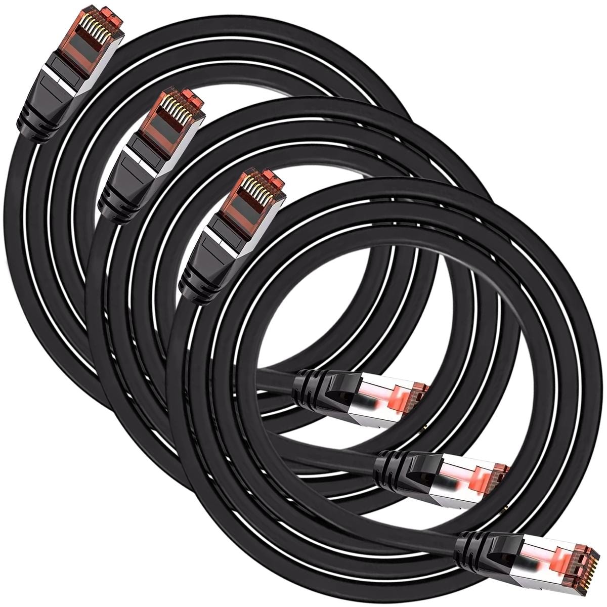 Cables De Red Mxeoa-003 Ventdepot 3 Piezas Negro $817