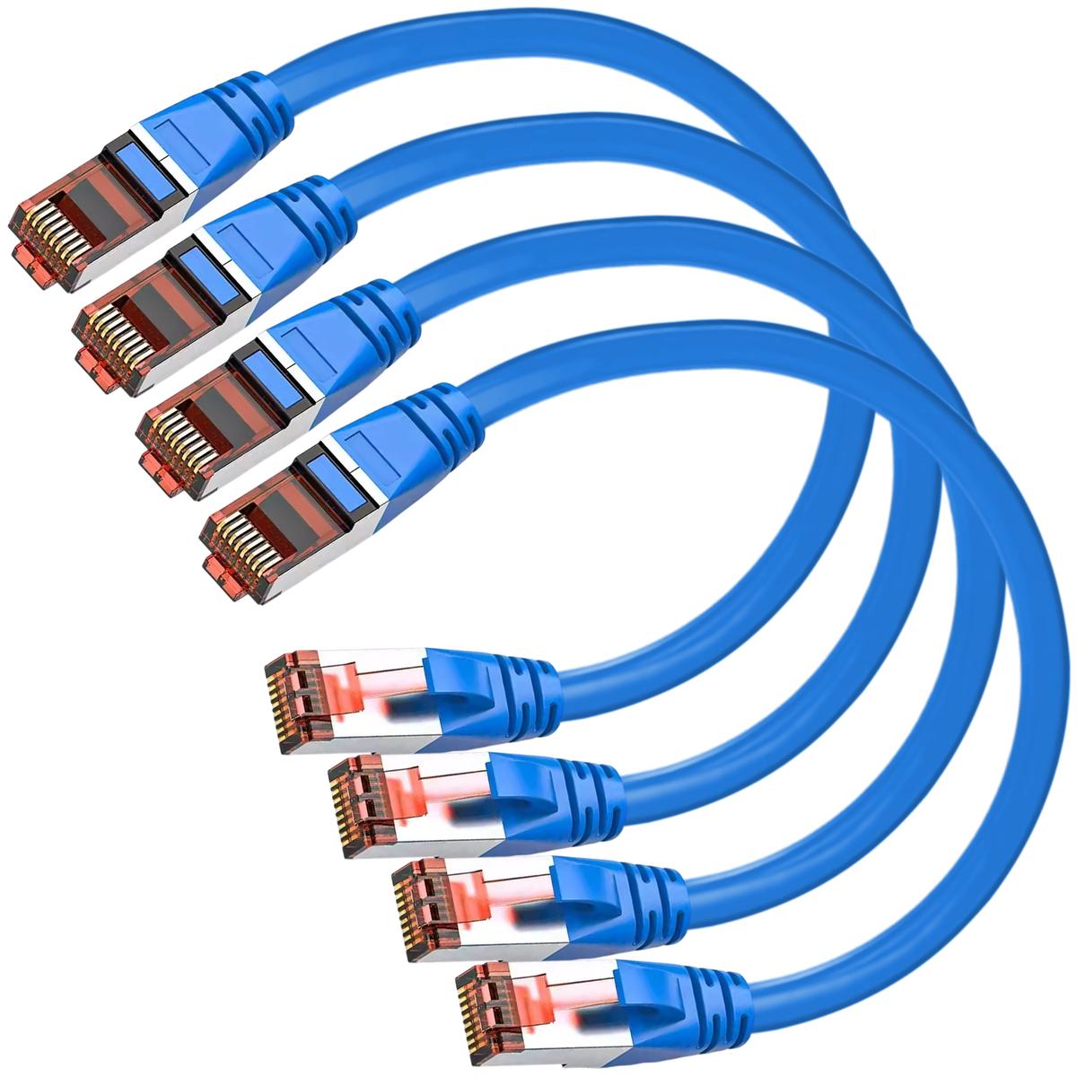 Foto 1 | Cable Internet Mxehu-004 Ventdepot 4 Piezas Azul
