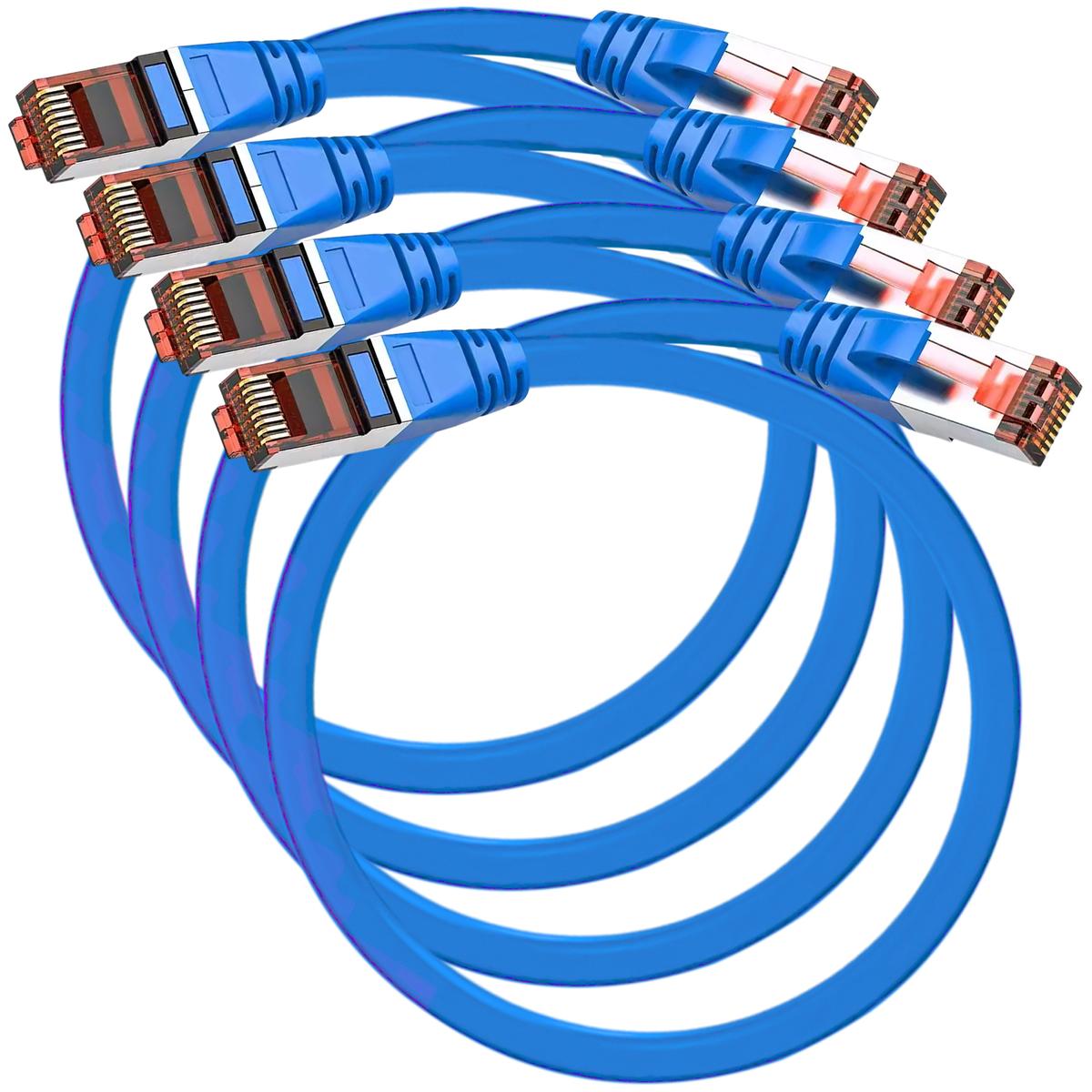 Foto 2 pulgar | Cable Ethernet Uso Interior Mxepu-004 Ventdepot 4 Piezas Azul