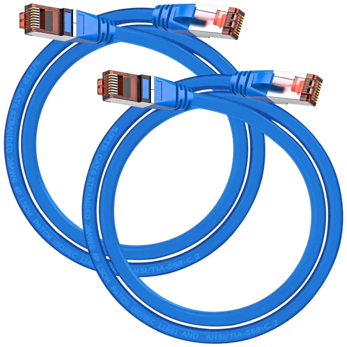 Foto 2 pulgar | Cables Internet Energía Y Datos Mxeoh-002 Ventdepot 2 Piezas Azul