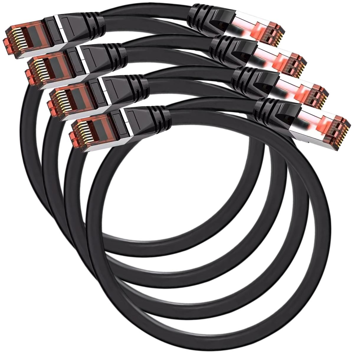 Foto 2 pulgar | Cable Ethernet Uso Interior Mxerb-004 Ventdepot 4 Piezas Negro