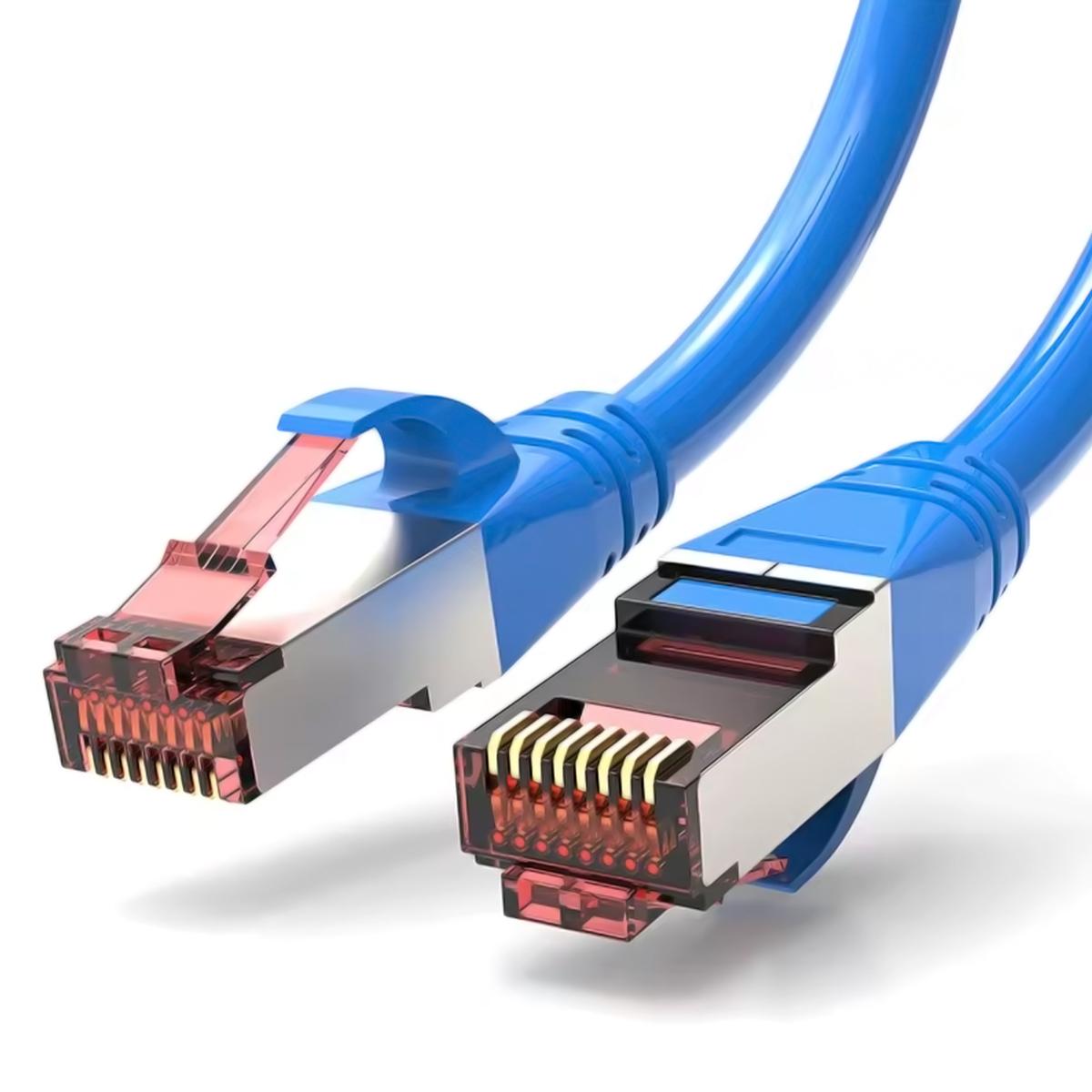 Foto 4 pulgar | Cables De Red Alta Calidad Mxeue-006 Ventdepot 10 Piezas Azul