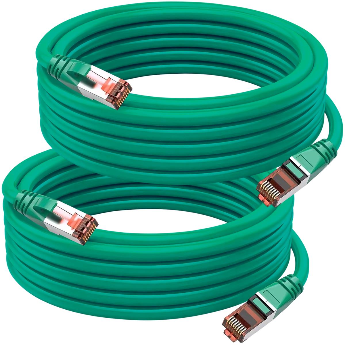 Cable De Red Rj45 Mxteg-002 Ventdepot 2 Piezas Verde