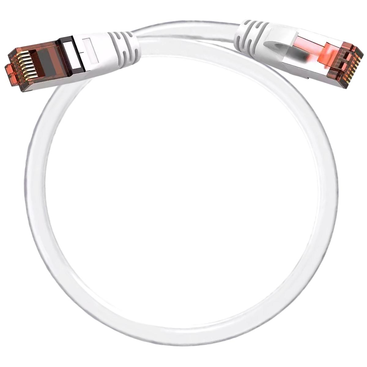 Cable Ethernet Alta Velocidad Mxehi-006 Ventdepot 10 Piezas Blanco