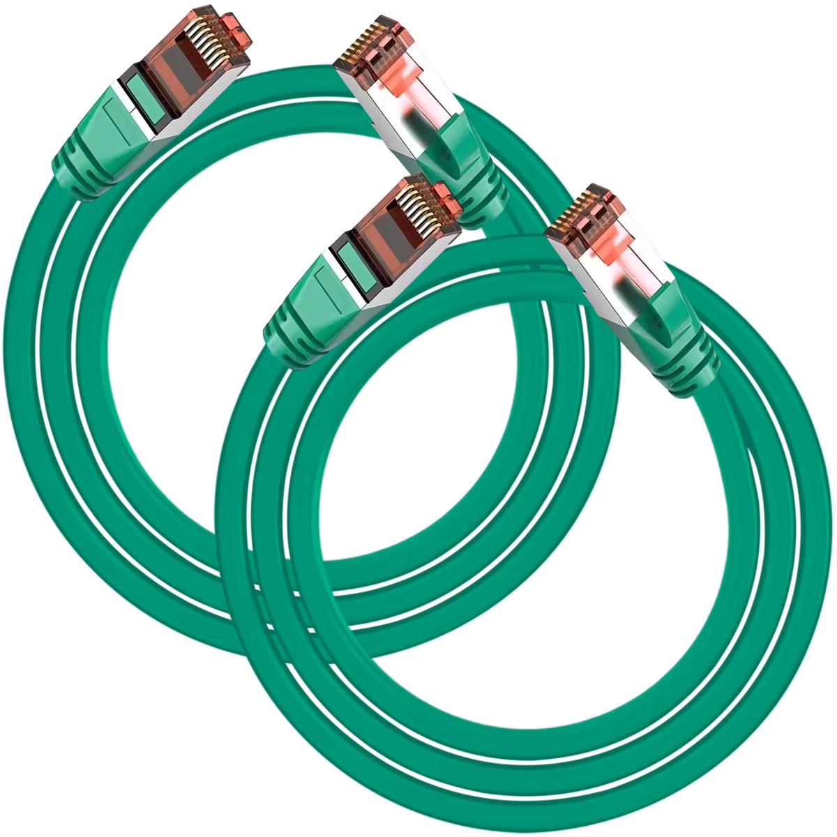 Cables De Datos Blindados Mxegt-002 Ventdepot 2 Piezas Verde