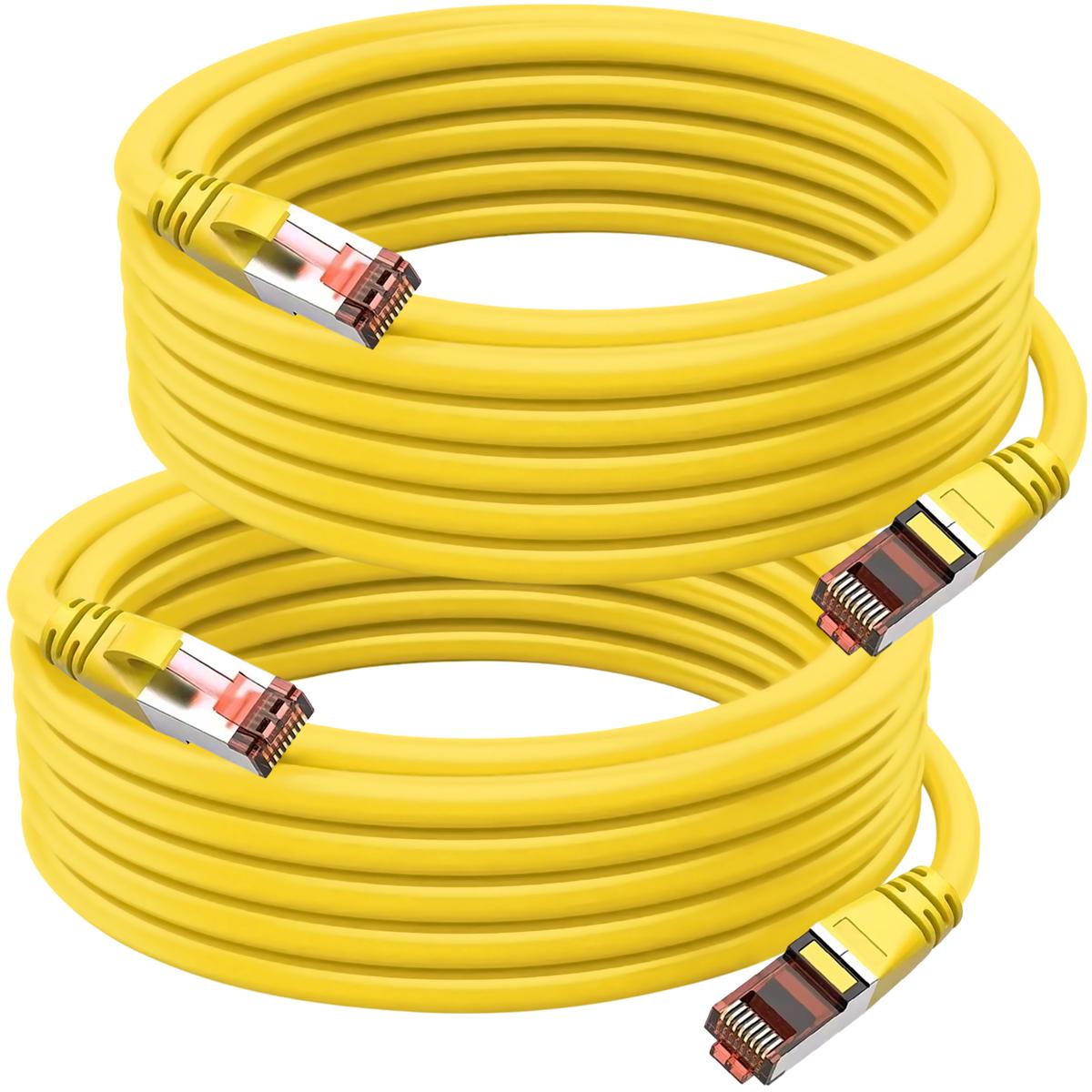 Foto 3 pulgar | Cable Ethernet De Alta Velocidad Mxtey-002 Ventdepot 2 Piezas Amarillo