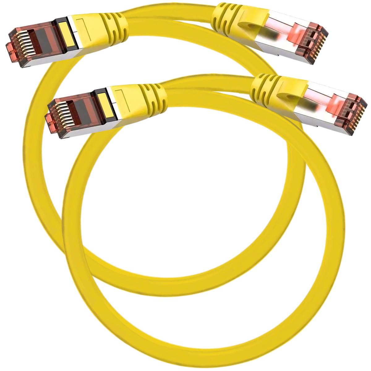Foto 2 pulgar | Cable Rj45 Mxery-002 Ventdepot 2 Piezas Amarillo