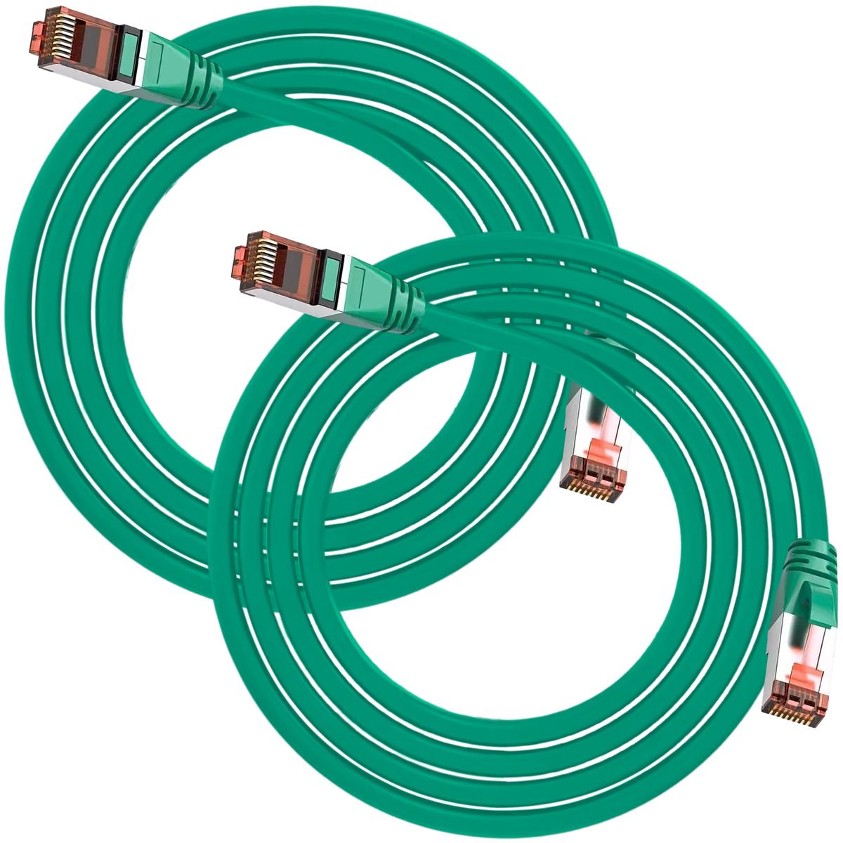 Foto 2 pulgar | Cables Ethernet Conexión Estable Mxgno-002 Ventdepot 2 Piezas Verde