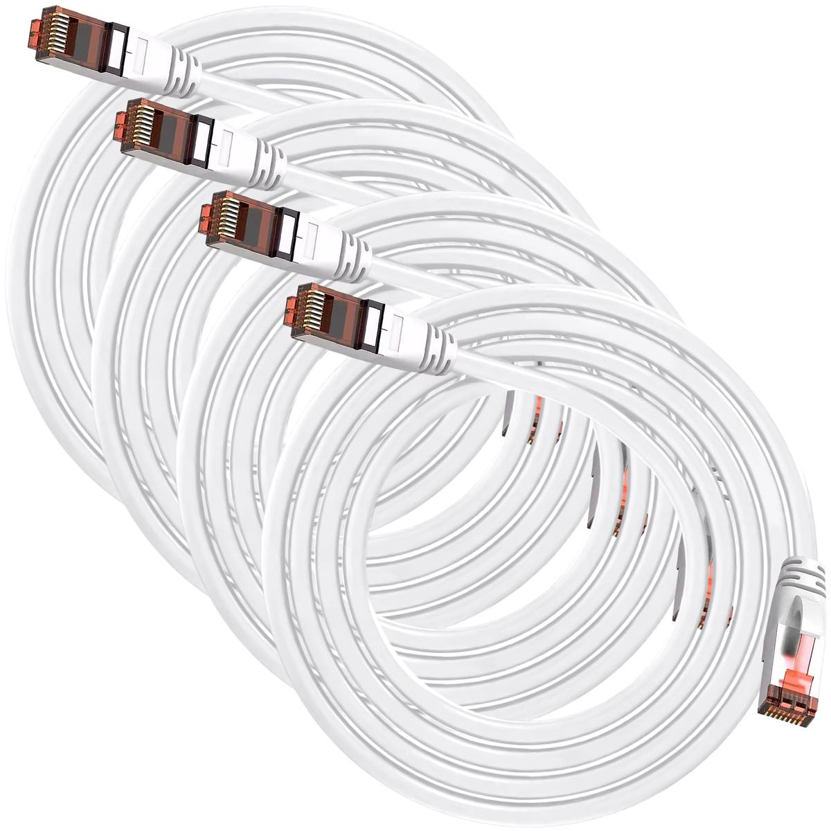 Foto 2 pulgar | Cable Ethernet De Alta Velocidad Mxewp-004 Ventdepot 4 Piezas Blanco