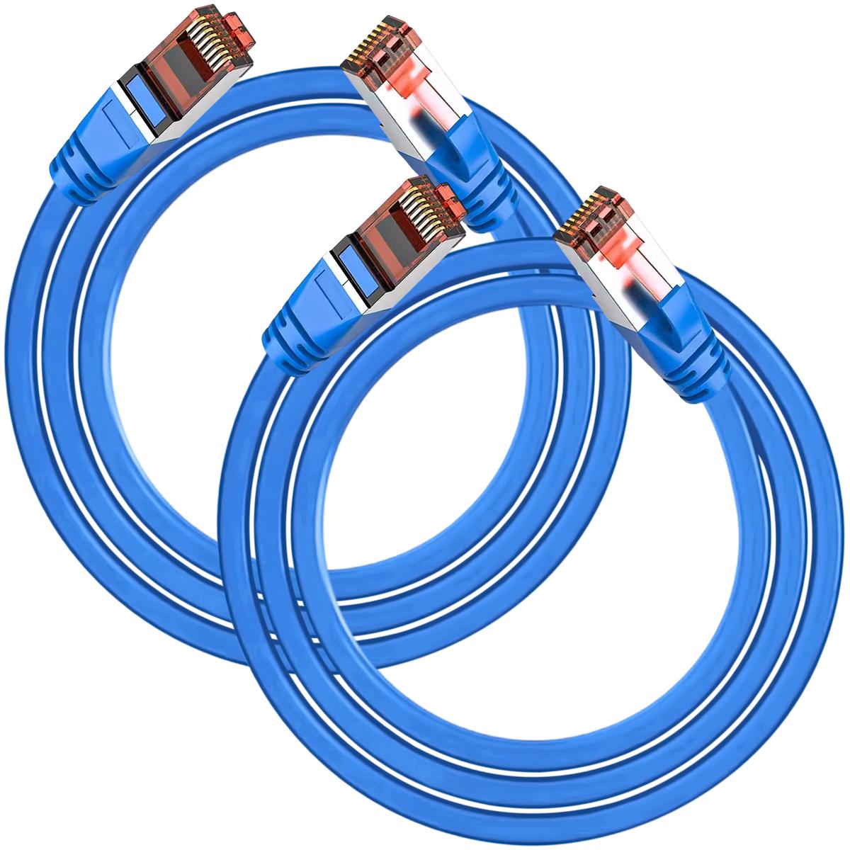 Foto 2 pulgar | Cable Para Modem Mxeou-002 Ventdepot 2 Piezas Azul