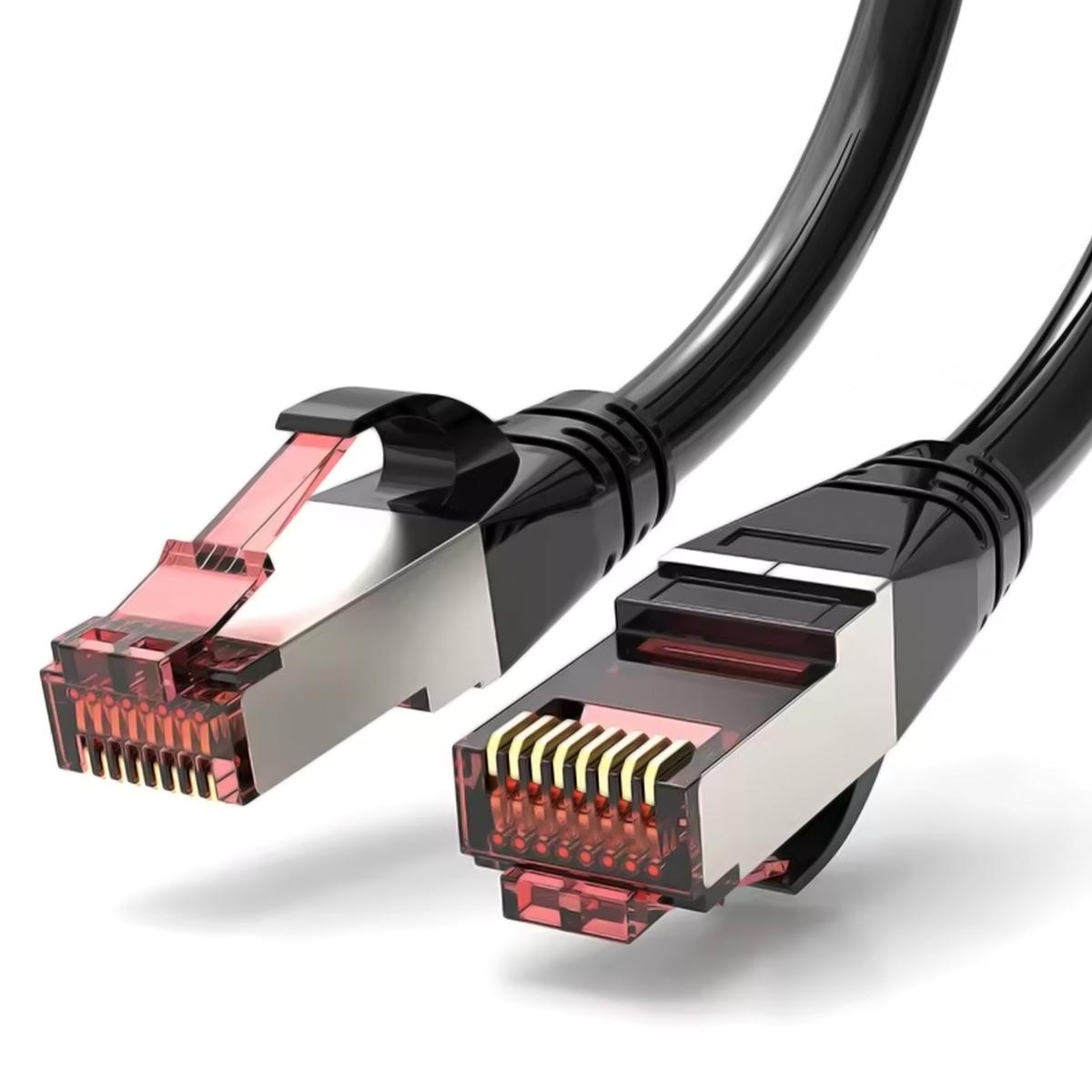 Foto 4 pulgar | Cables Internet Resistentes Mxeba-002 Ventdepot 2 Piezas Negro