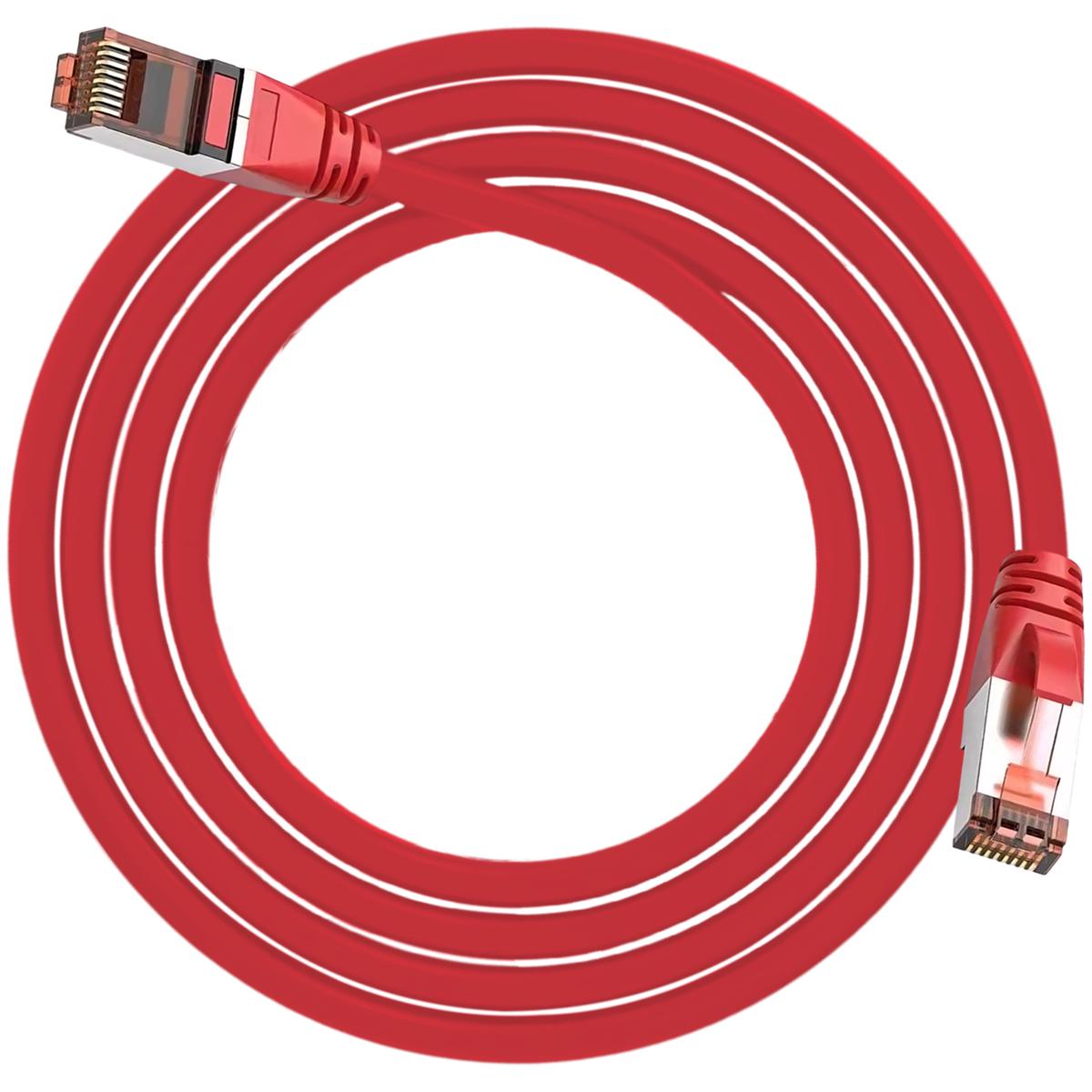 Foto 2 pulgar | Cables Internet Resistentes Mxtdr-006 Ventdepot 10 Piezas Rojo