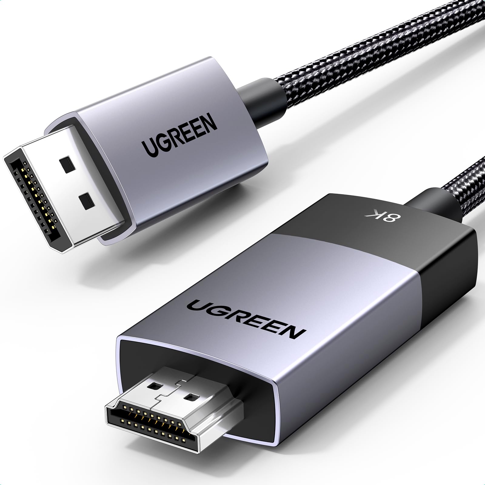 Foto 2 pulgar | Cable Displayport A Hdmi Ugreen 8k @60hz 4k @120hz 3.3 Pies - Venta Internacional.