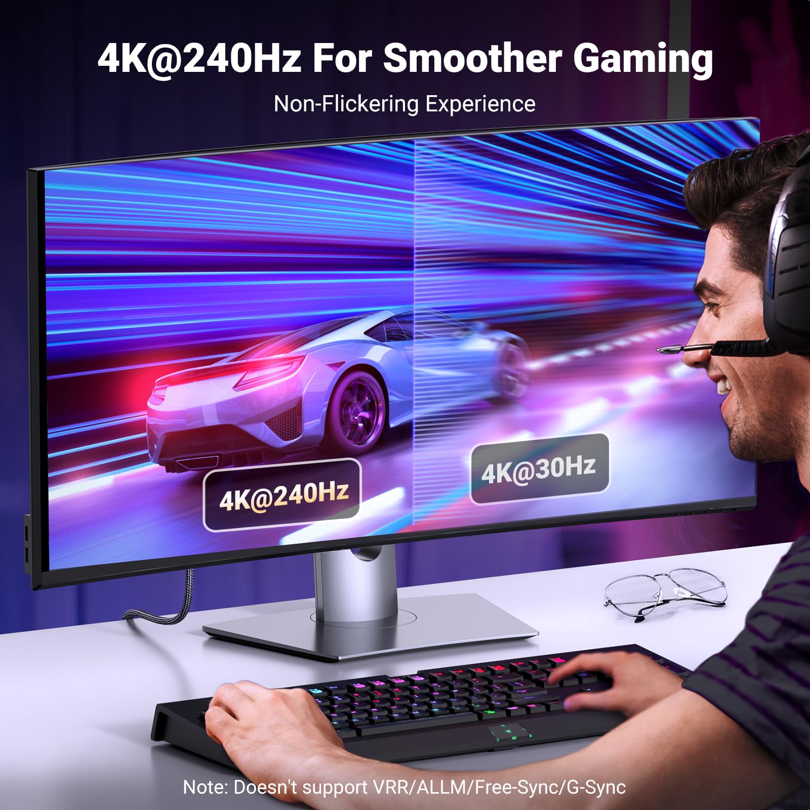 Foto 4 pulgar | Cable Displayport A Hdmi Ugreen 8k @60hz 4k @120hz 3.3 Pies - Venta Internacional.