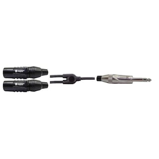 Foto 1 | Extension Plug 6.3mm Estereo A 2 Plug Tipo Cannon 3p 3mt