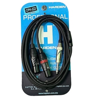 Foto 2 | Extension Plug 6.3mm Estereo A 2 Plug Tipo Cannon 3p 3mt