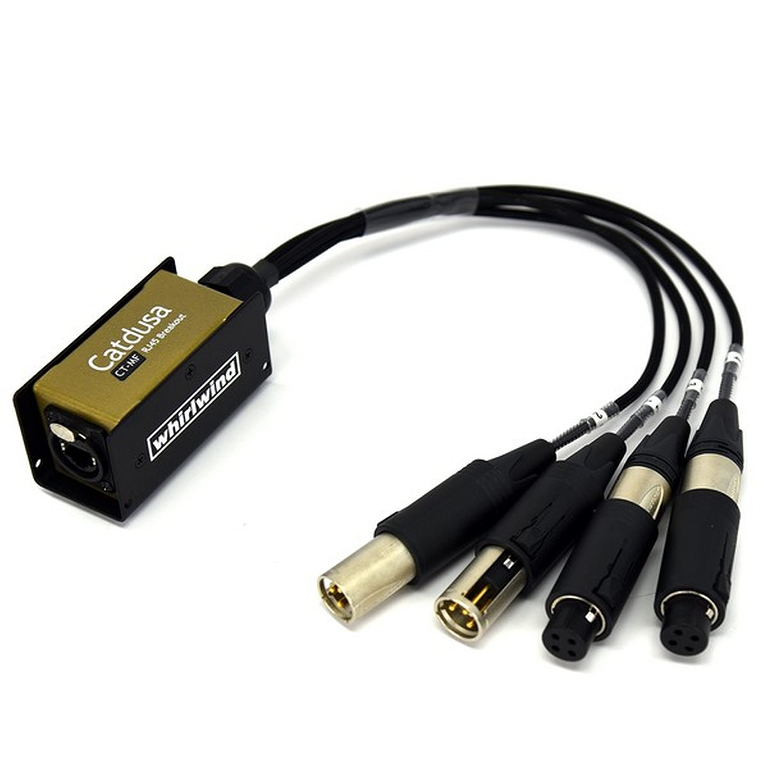 Convierte Con Snake Whirlwind Ct-mf Cat5e Ethercon A 4 Xlrf/xlrm - Venta Internacional.