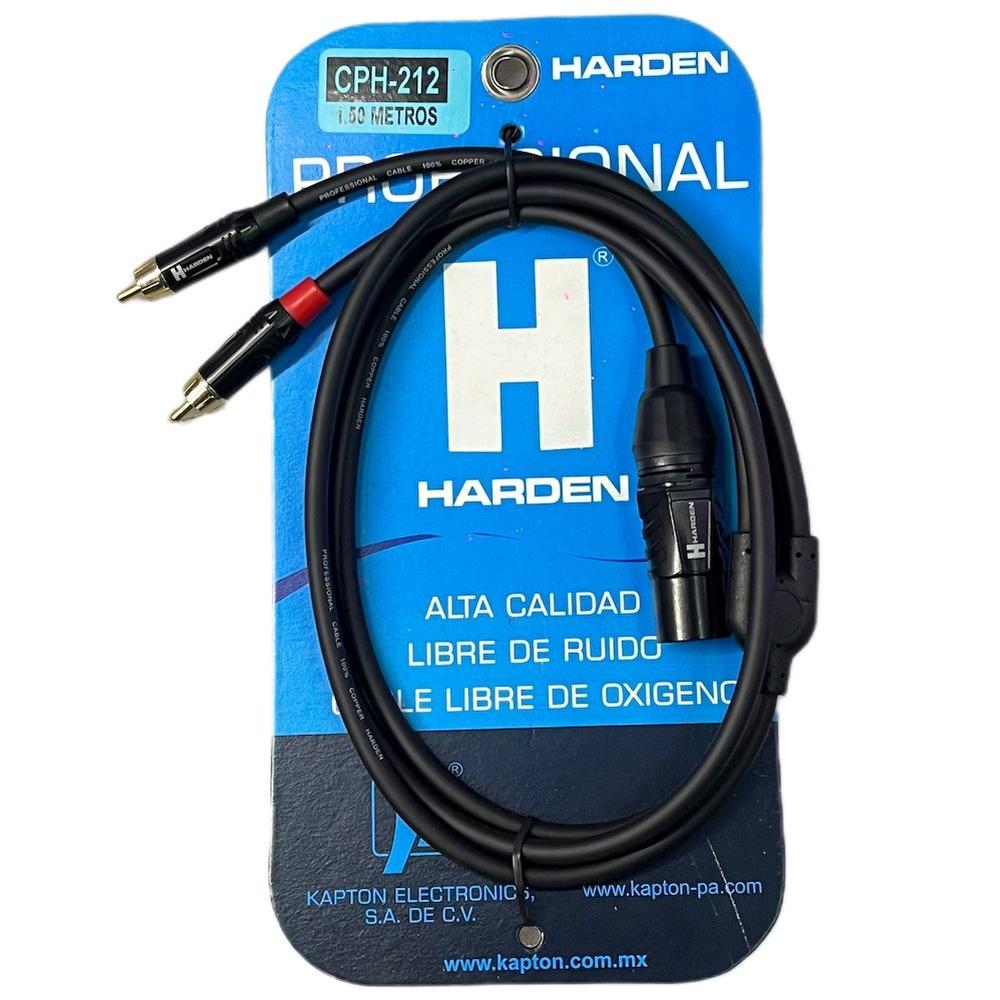 Foto 1 | Extension De Audio Jack Tipo Cannon 3p A 2 Plug Tipo Rca 1,50 Metros