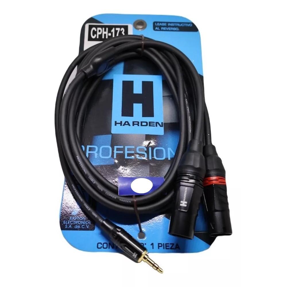 Foto 1 | Cable Extension Plug 3.5mm Estero A 2 Plug Tipo Cannon 3 Mt