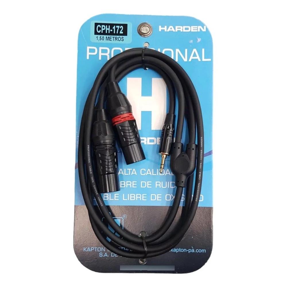 Foto 2 | Cable Extension Plug 3.5mm Estero A 2 Plug Tipo Cannon 3 Mt