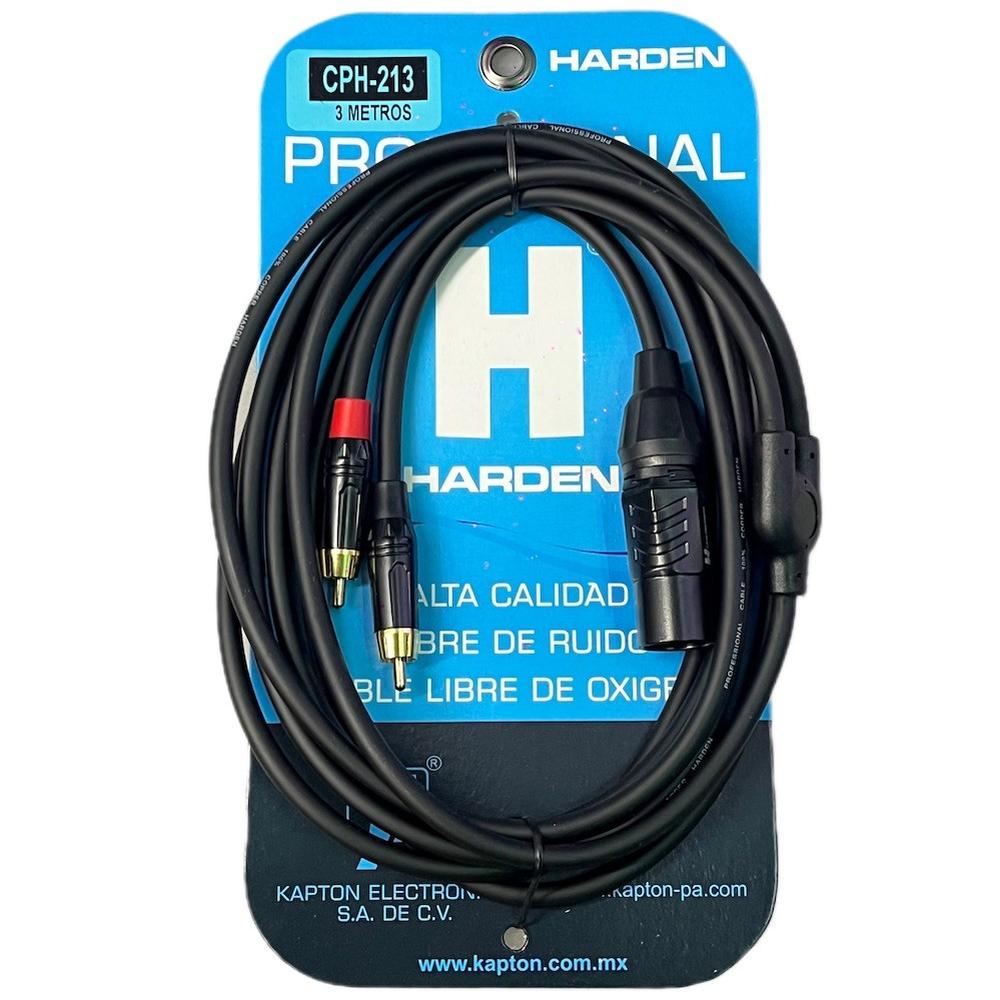 Foto 1 | Extension De Audio Jack Tipo Cannon 3p A 2 Plug Tipo Rca 3 Metros