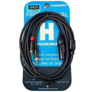 Foto 1 | Extension De Audio Jack Tipo Cannon 3p A 2 Plug Tipo Rca 3 Metros