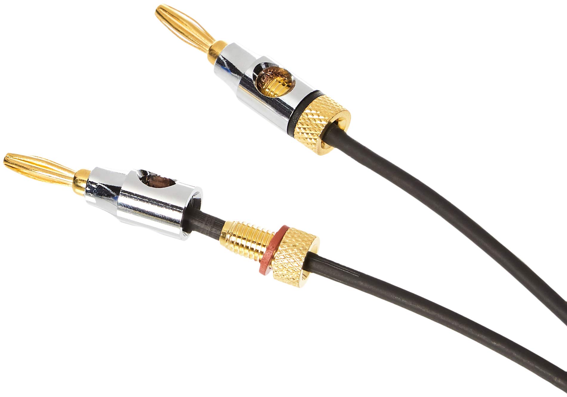 Foto 4 | Cable De Altavoz Amazon Basics Banana Plug 16 Awg 0,9 M - Venta Internacional.