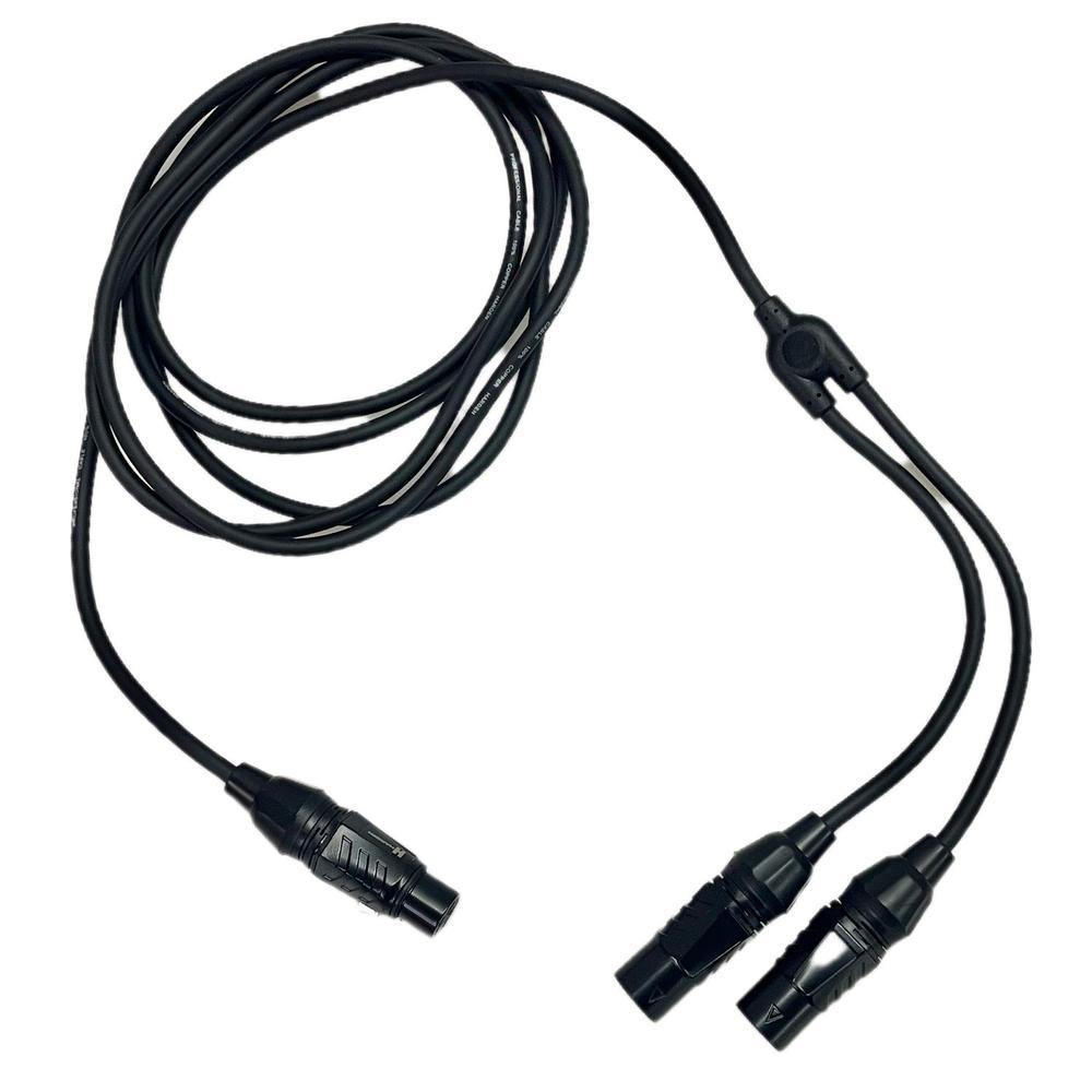 Foto 1 | Cable Extension Y De 2 Xlr Machos 1 Xlr Hembra 1.5 Metros