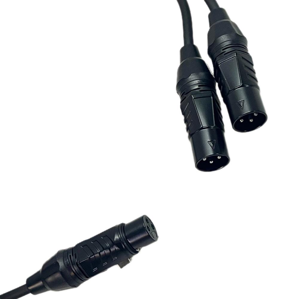 Foto 2 | Cable Extension Y De 2 Xlr Machos 1 Xlr Hembra 1.5 Metros