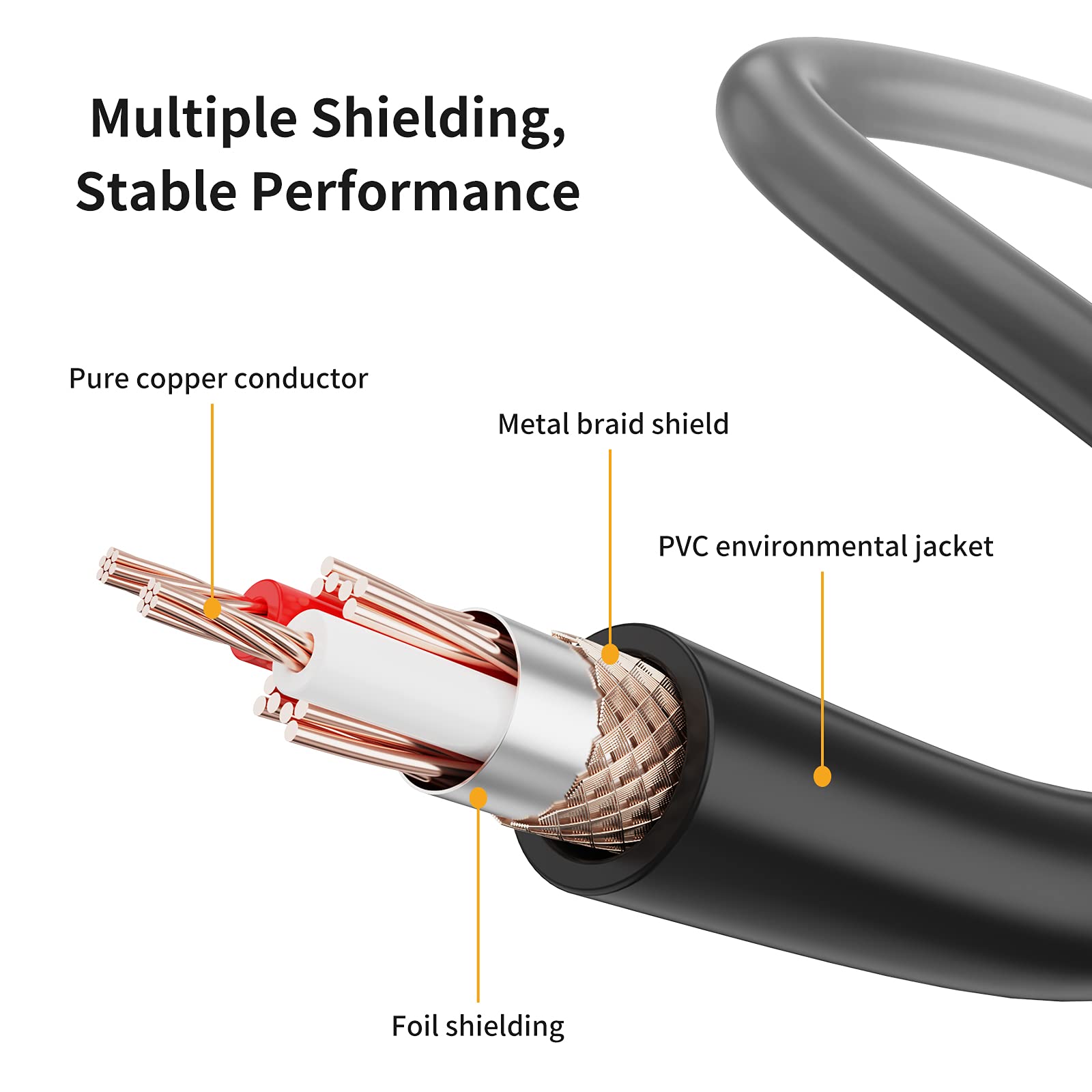 Foto 4 pulgar | Cable De Micrófono Cablecreation De 3,5 Mm Macho A Xlr Hembra, 3 M - Venta Internacional.