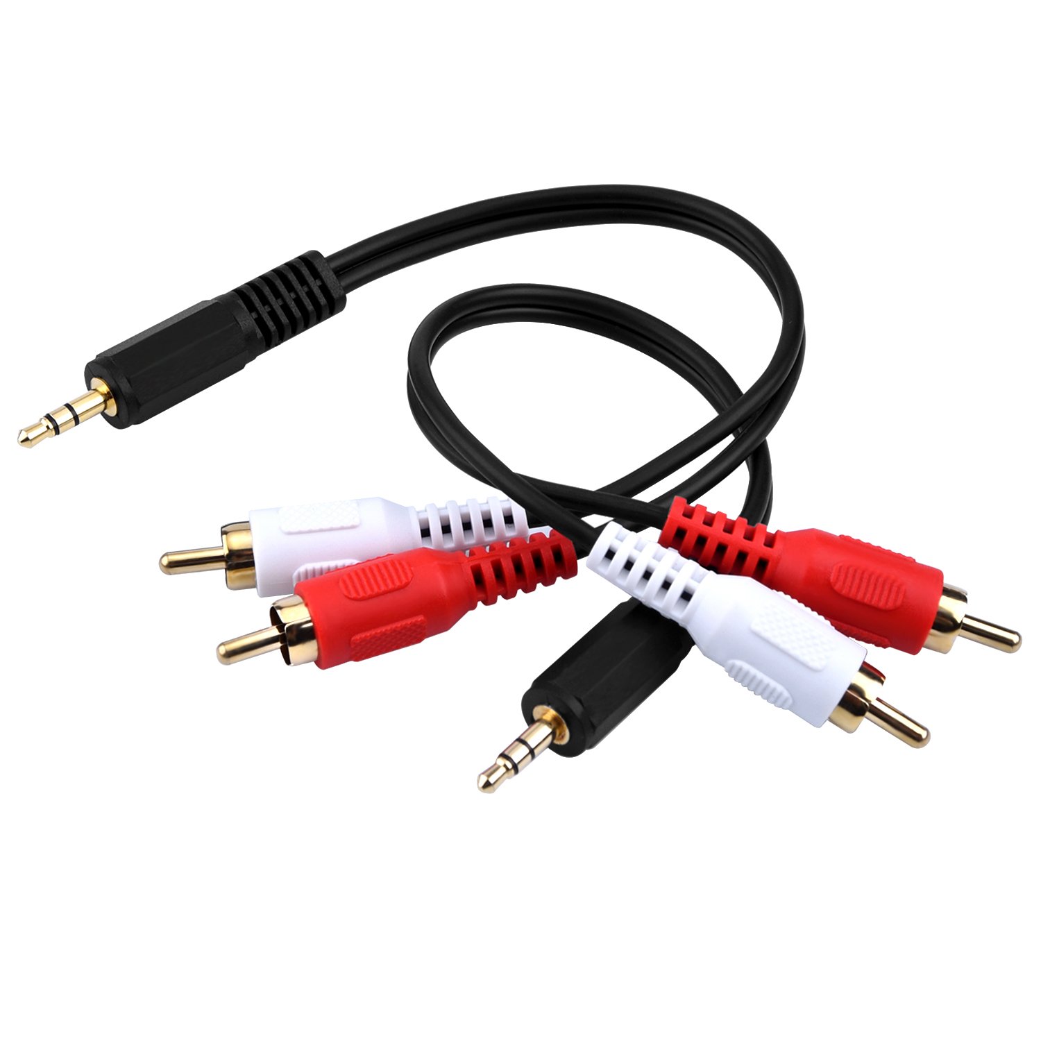 Foto 8 pulgar | Paquete De 2 Cables De Audio Eboot De 15 Cm Y 3,5 Mm Macho A 2 Rca Macho - Venta Internacional.