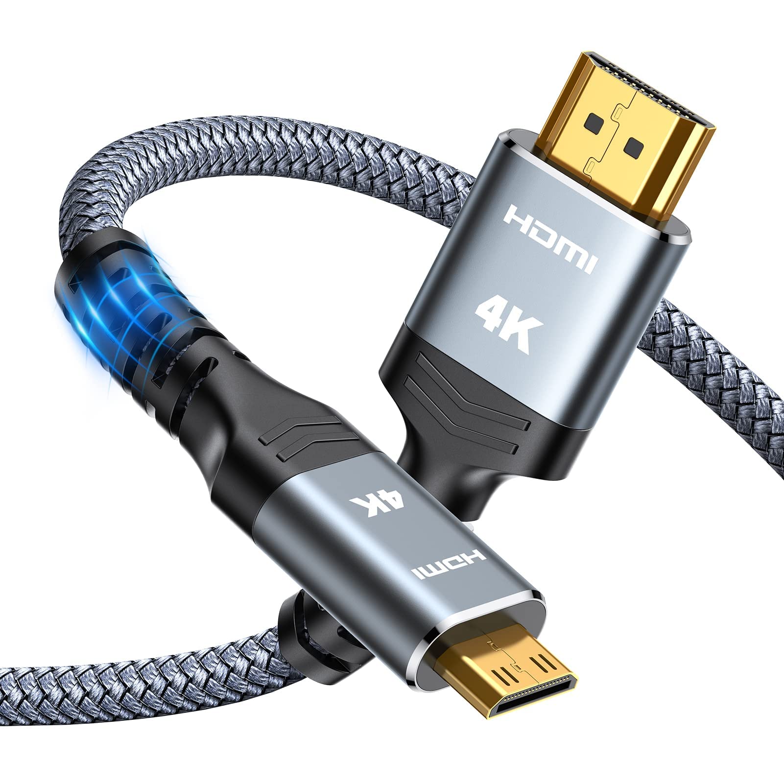 Foto 2 pulgar | Adaptador De Cable Highwings Mini Hdmi A Hdmi 4k 60 Hz, 3 Pies - Venta Internacional.