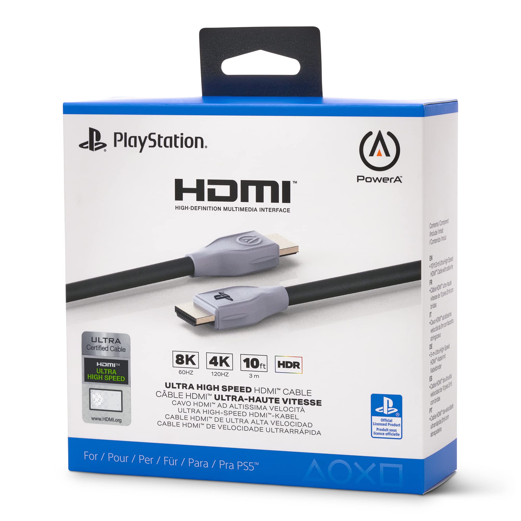 Foto 7 pulgar | Cable Hdmi Powera Hdmi 2.1 De Ultra Alta Velocidad Para Playstation 5 - Venta Internacional.