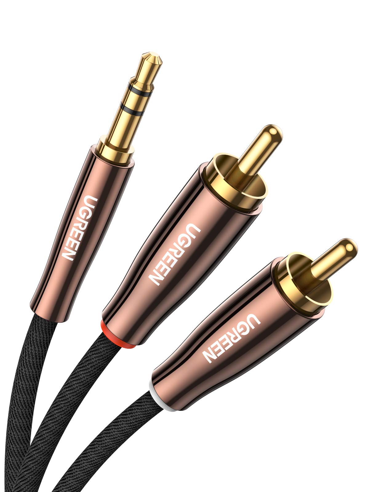 Foto 2 pulgar | Cable Ugreen Adaptador De Audio Estéreo Macho De 3,5 Mm A 2 Rca De 2 M - Venta Internacional.