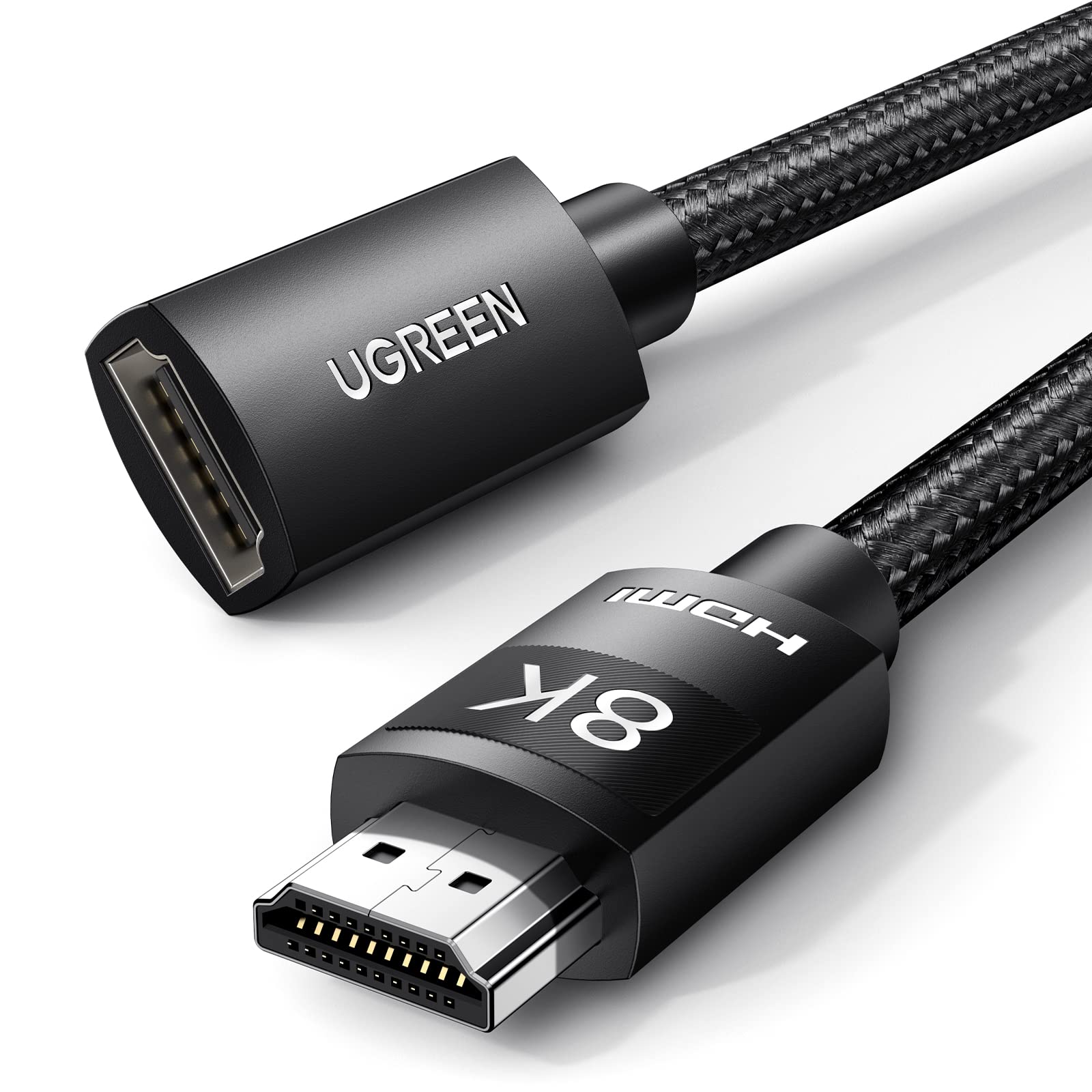 Foto 2 pulgar | Cable Extensor Hdmi Ugreen 8k 10k Hdmi 2.1 Macho A Hembra De 0,5 M - Venta Internacional.