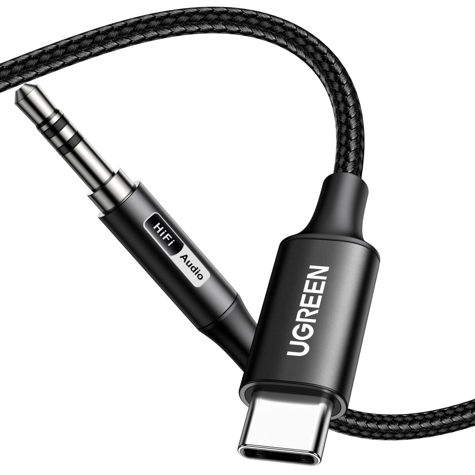 Adaptador De Audio Ugreen Aux A Usb C Tipo C 3,5 Mm Hi-res 32 Bits - Venta Internacional.