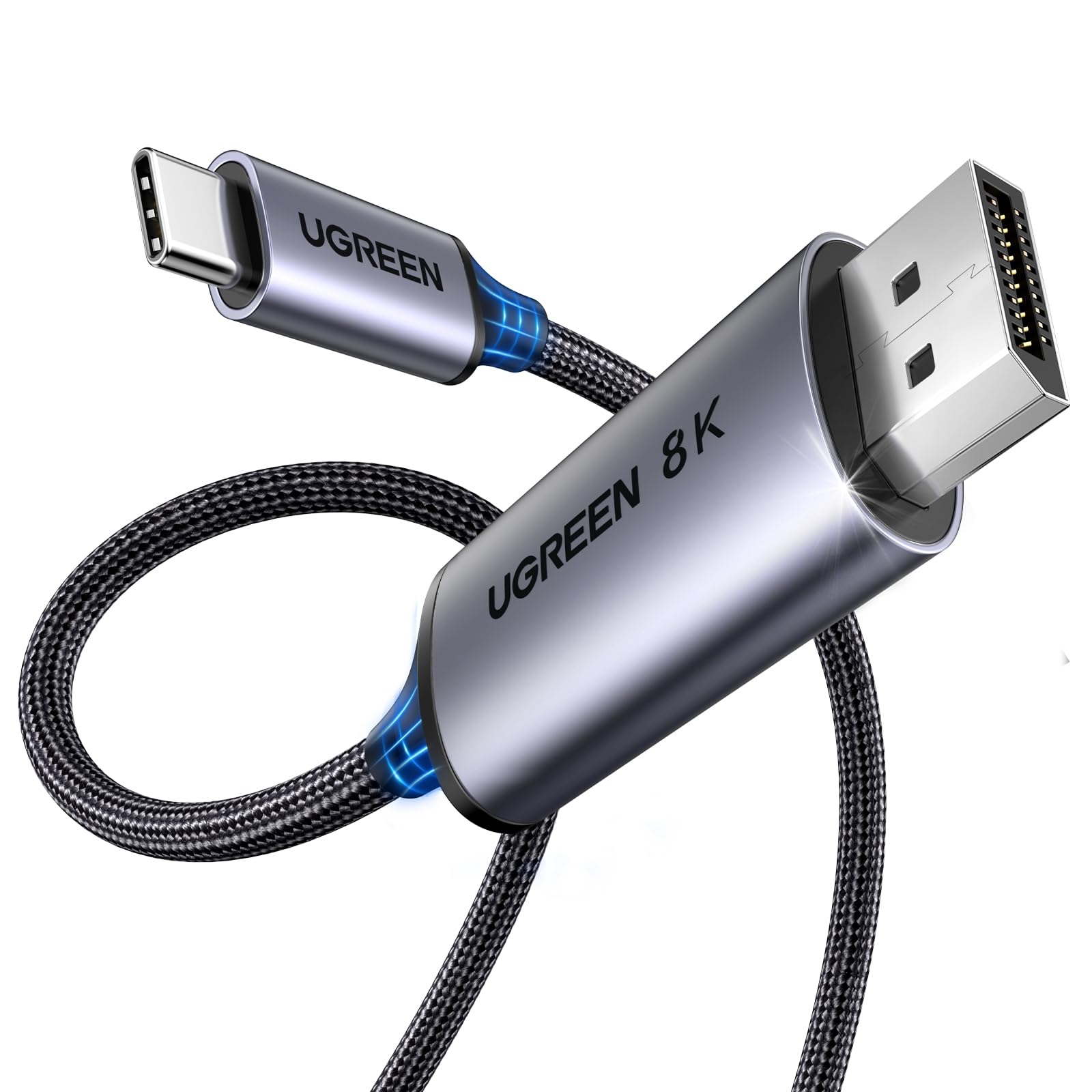 Cable Usb C A Displayport 1.4 Ugreen 8k @60hz 4k @240hz 2 M - Venta Internacional.
