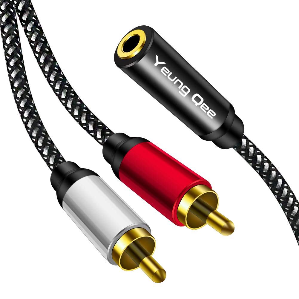 Foto 1 | Cable Adaptador De Audio Yeung Qee De 3,5 Mm Hembra A 2rca Macho - Venta Internacional.
