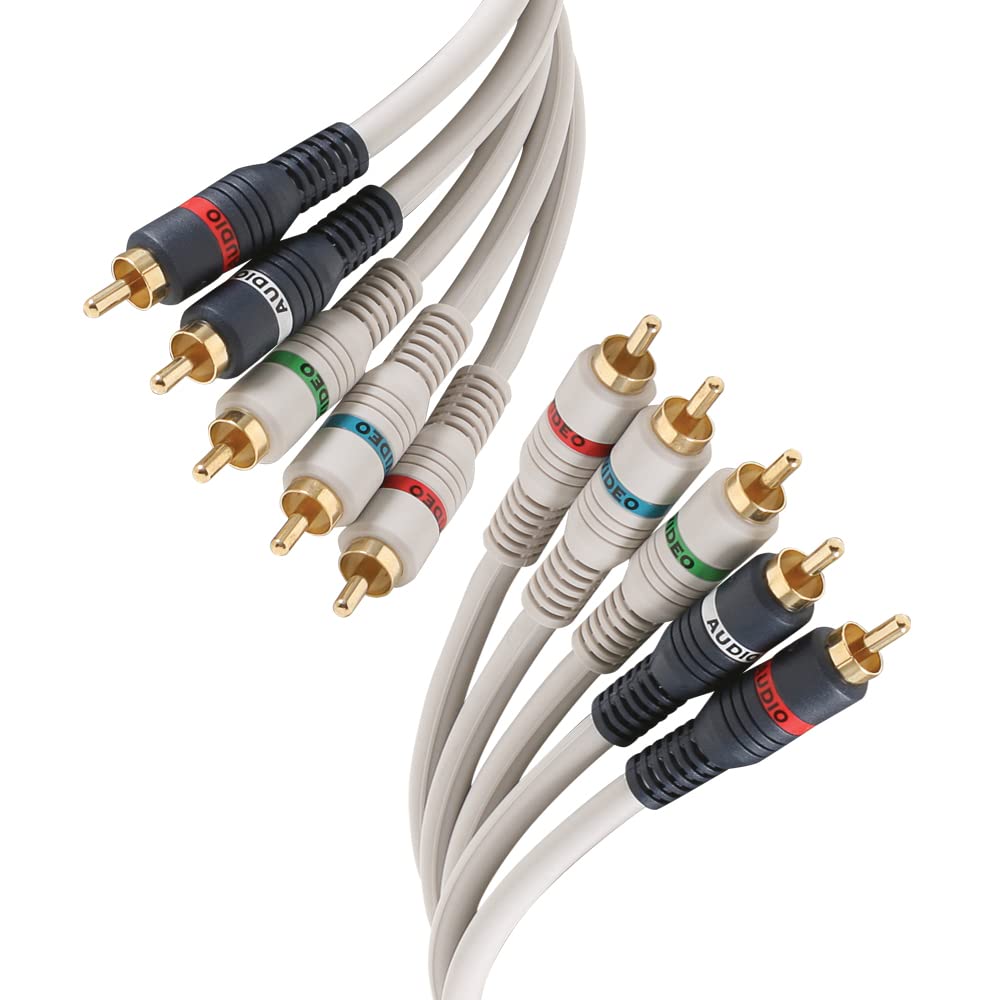 Foto 4 pulgar | Cable De Vídeo/audio Por Componentes Steren 254-612iv 3,6 M 5-rca - Venta Internacional.