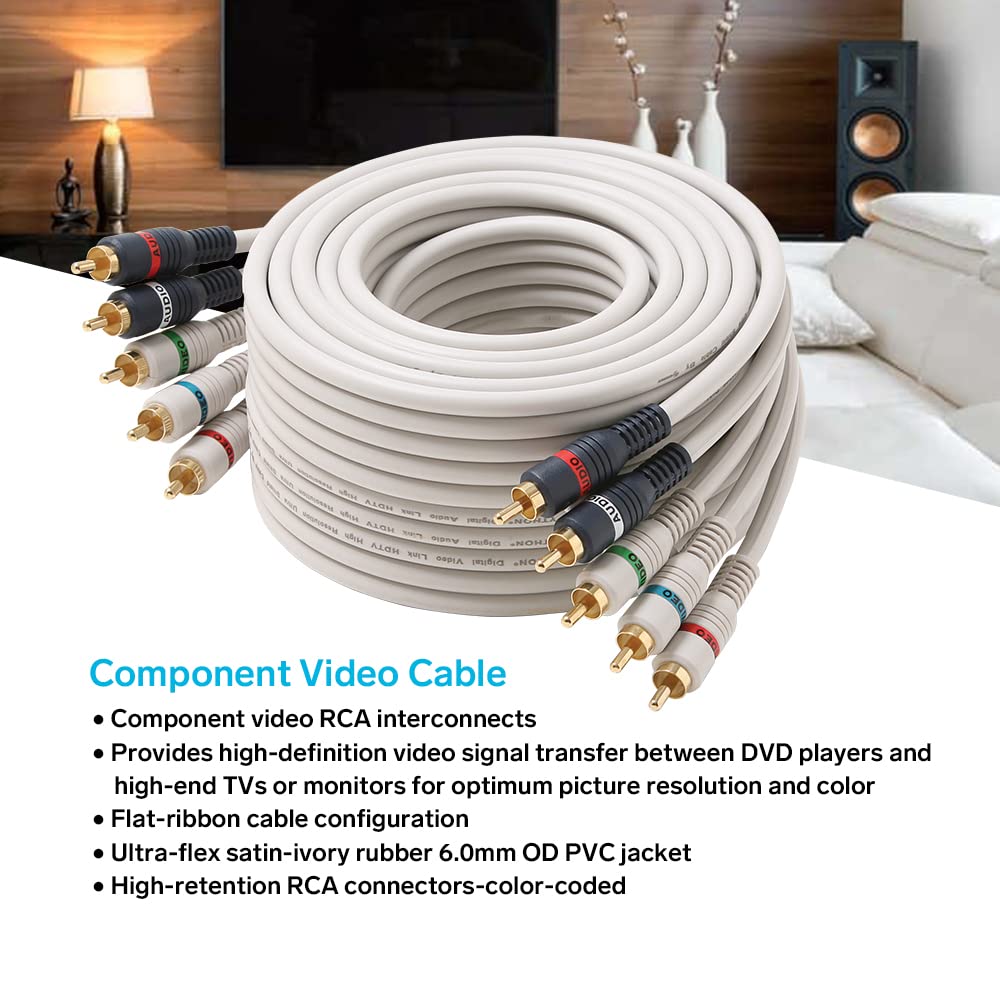 Foto 5 pulgar | Cable De Vídeo/audio Por Componentes Steren 254-612iv 3,6 M 5-rca - Venta Internacional.