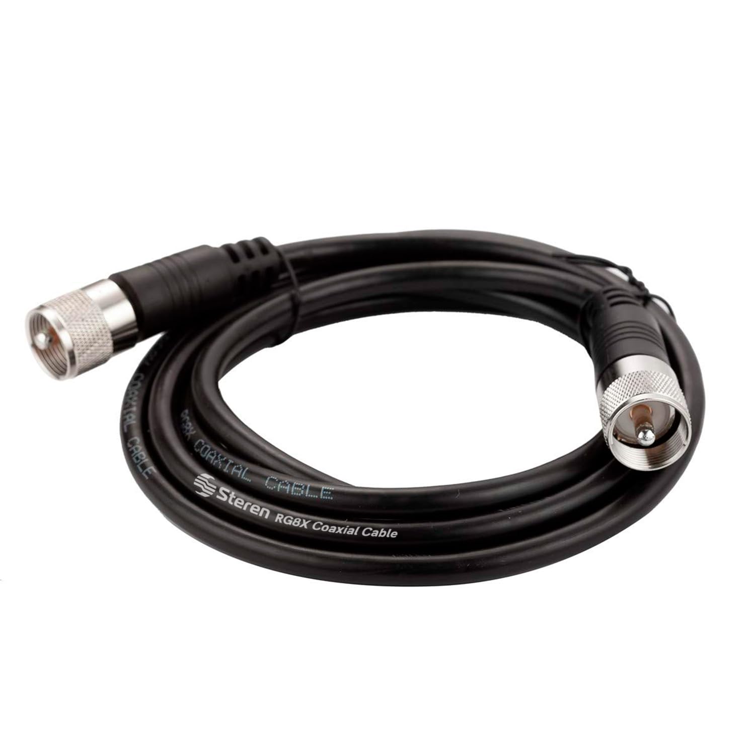 Foto 2 pulgar | Cable Coaxial Steren Rg8x De 12 Pies Con Conectores Uhf Pl259 - Venta Internacional.