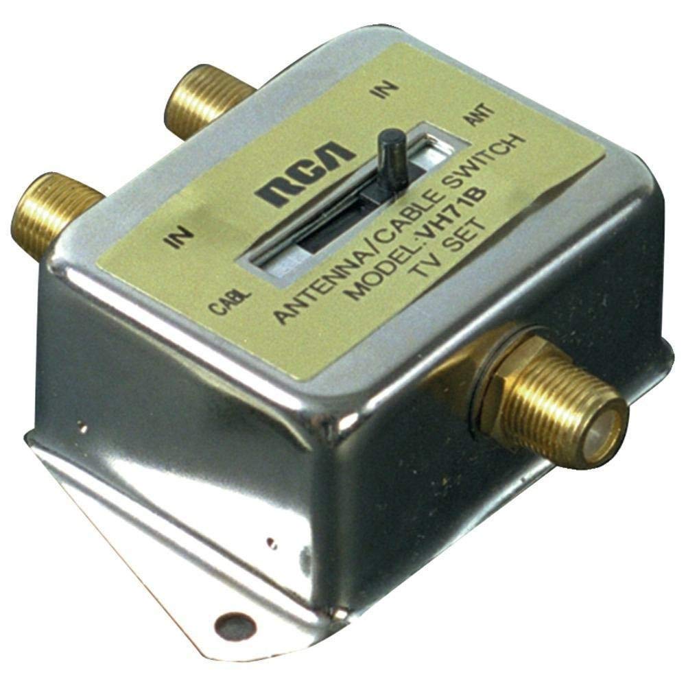Foto 2 pulgar | Interruptor Deslizante De Cable Coaxial Rca Vh71r De 2 Vías A/b Para Rg6/rg59 - Venta Internacional.