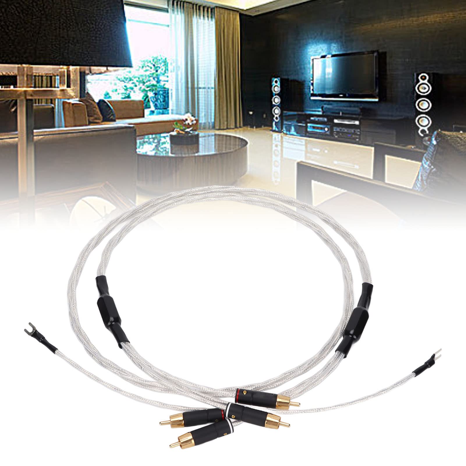 Foto 3 pulgar | Cable Audiophiles Ashata Xs 0608 Macho A Macho Con Cable De Tierra De 2 M - Venta Internacional.