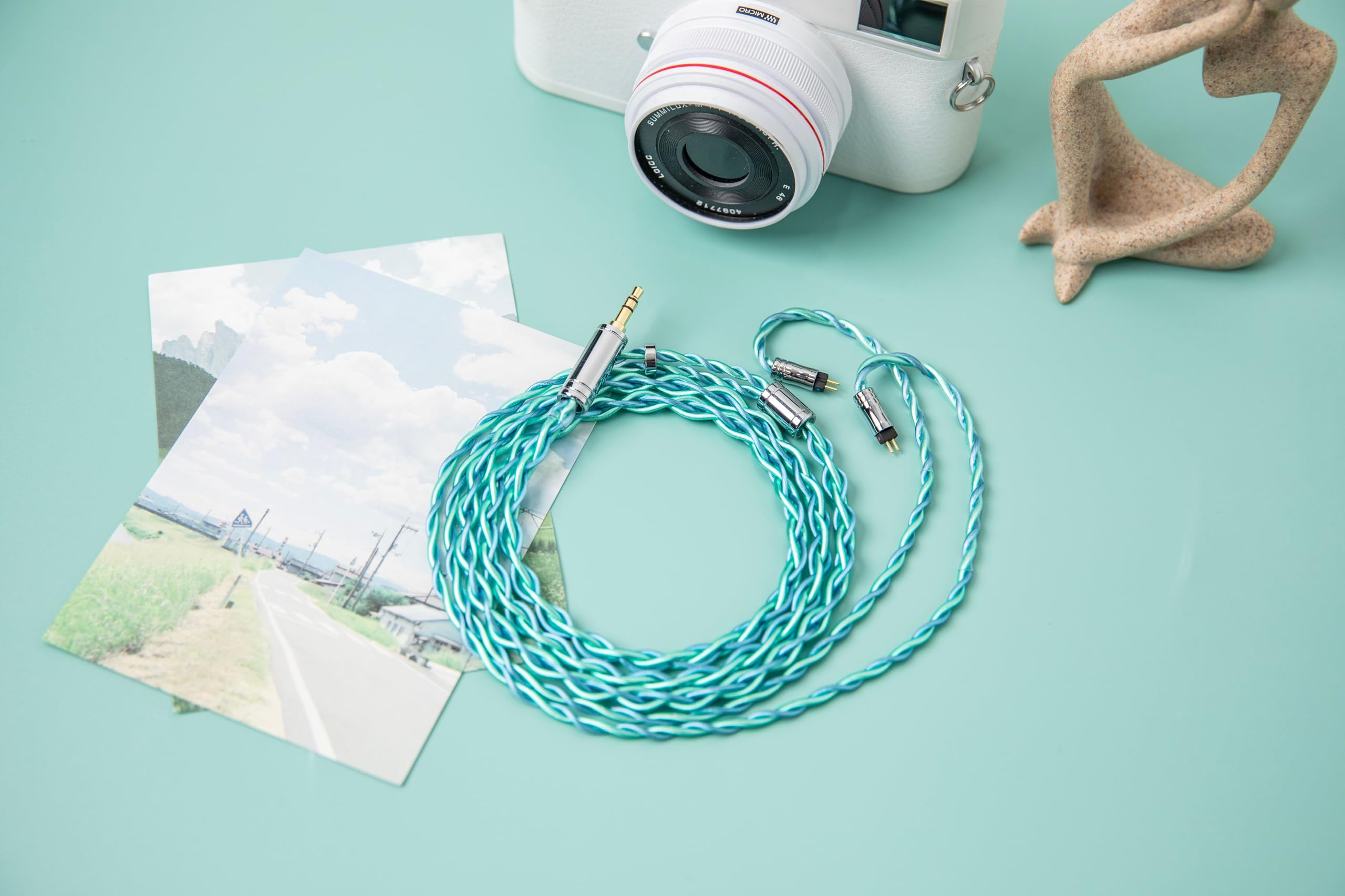 Foto 2 | Cable Iem Linsoul Tripowin Aurora De 4 Núcleos Occ Plateado - Venta Internacional.